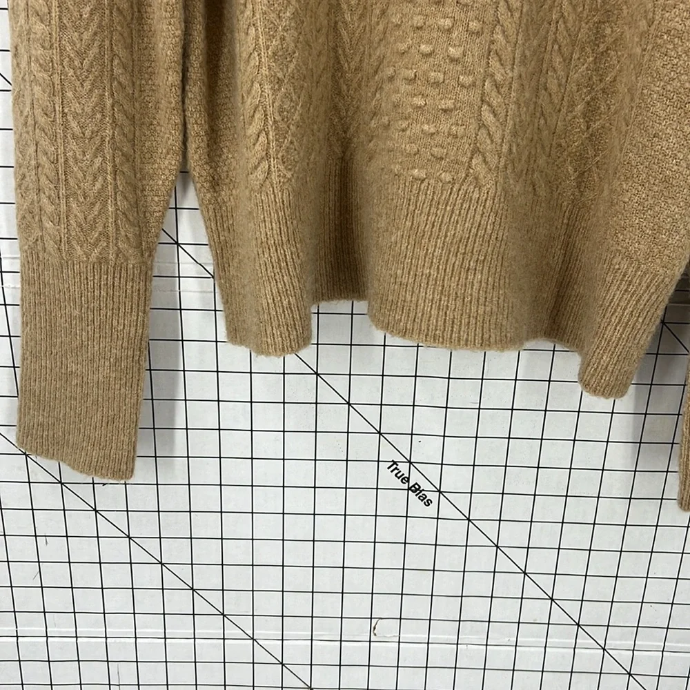 J.Crew acrylic wool alpaca blend sweater L